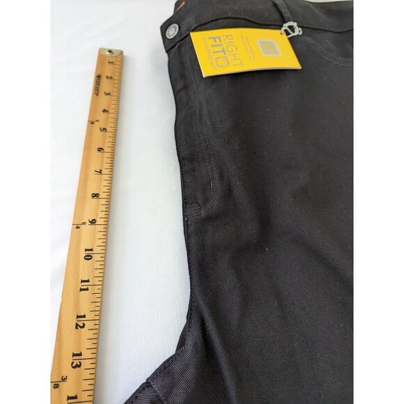 Liz & Me Right Fit Signature by Catherines Jeans Black Womens Size 9 Average New - Picture 8 of 9